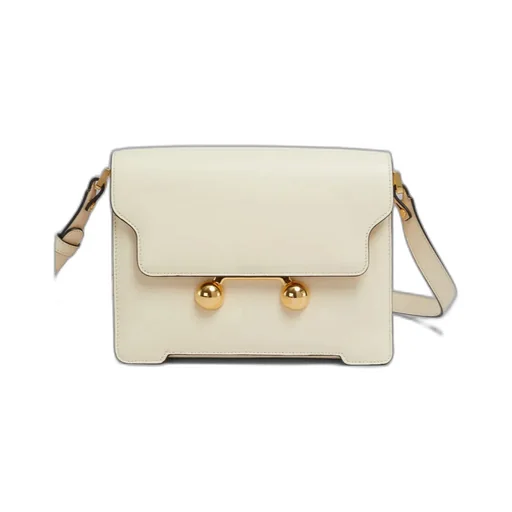 Marni Trunkaroo Foldover Top Medium Shoulder Bag