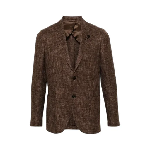 Notched-Lapels Single-Breasted Blazer