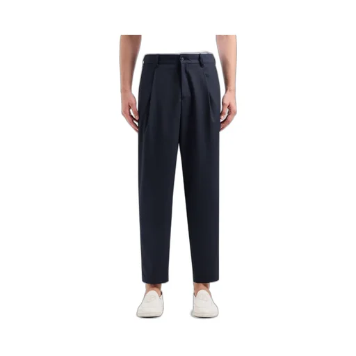 Giorgio Armani Tapered Leg Cropped Trousers