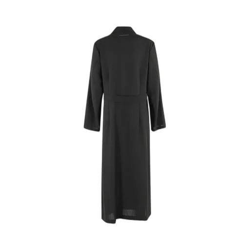 Belted Single-Breasted Maxi Coat