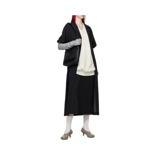 Belted Single-Breasted Maxi Coat