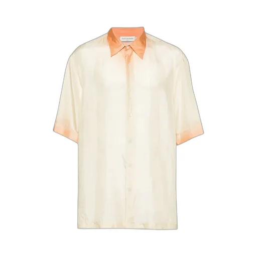 Dries Van Noten Cassidye Tie-Dyed Short-Sleeved Shirt