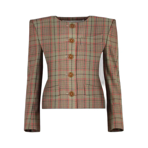 Vivienne Westwood Checked Button-Up Jacket