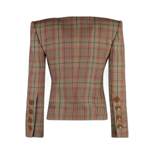 Vivienne Westwood Checked Button-Up Jacket