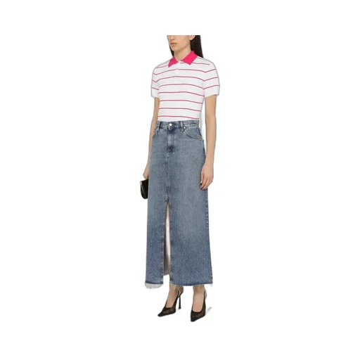 Dsquared2 Striped Knit Polo Shirt