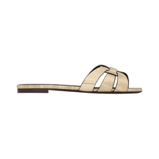 Saint Laurent Tribute Open Toe Mules