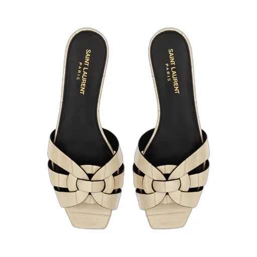 Saint Laurent Tribute Open Toe Mules