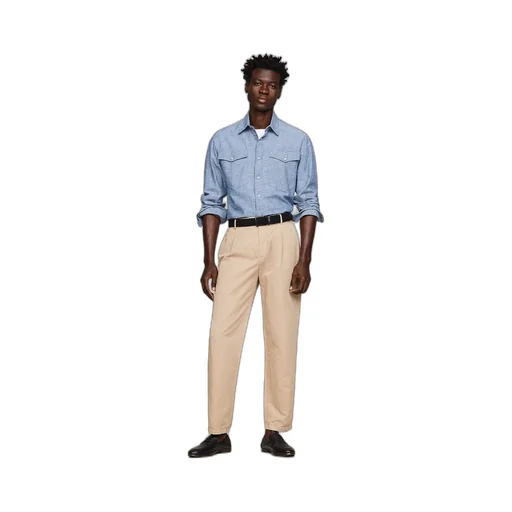 Lapel Denim Shirt