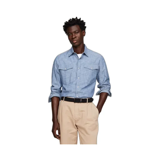 Lapel Denim Shirt