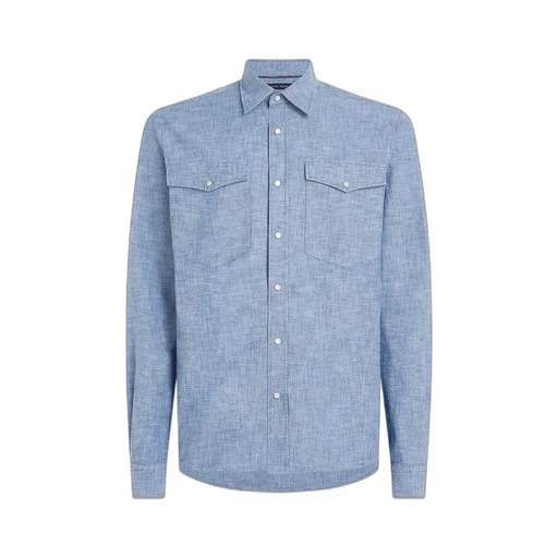 Lapel Denim Shirt