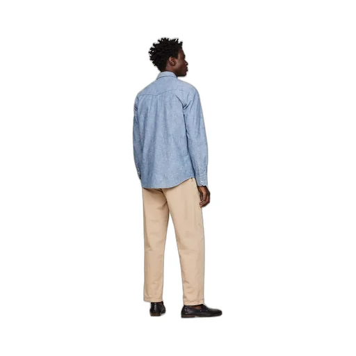 Lapel Denim Shirt