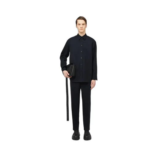 Jil Sander Elastic Waist Tapered Leg Trousers