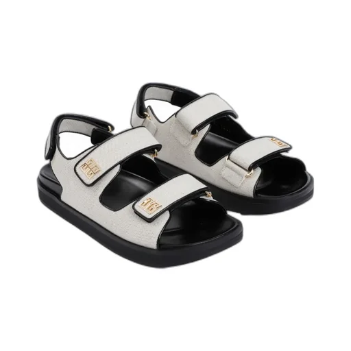 Givenchy 4G Plaque Strap Flat Sandals