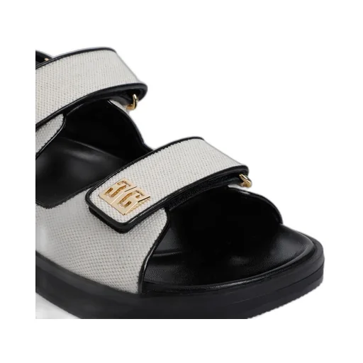 Givenchy 4G Plaque Strap Flat Sandals