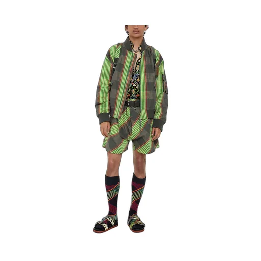 Bernardo Quilted Plaid Casual Jacket