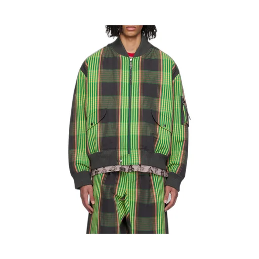 Bernardo Quilted Plaid Casual Jacket