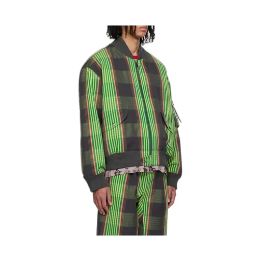 Bernardo Quilted Plaid Casual Jacket