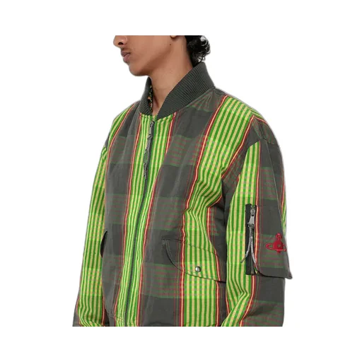 Bernardo Quilted Plaid Casual Jacket