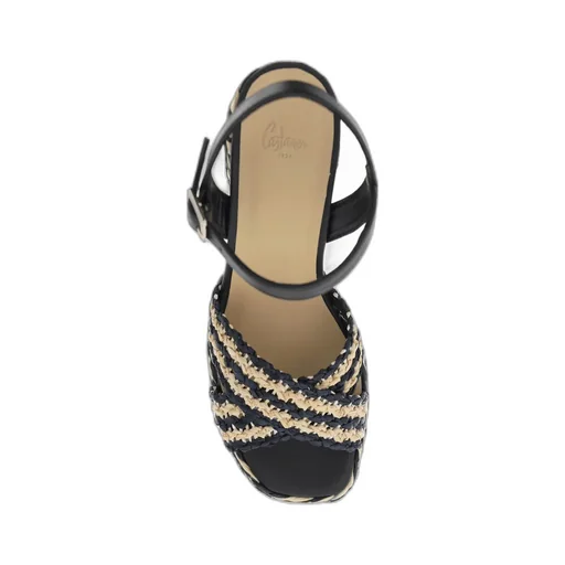 Castaer Vicen Crossover Strap Platform Sandals