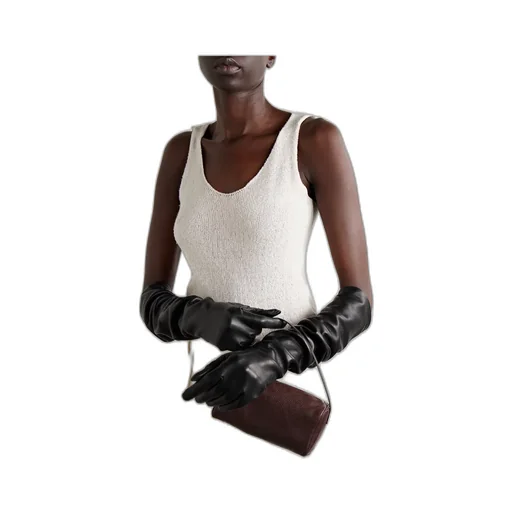 The Row Simon Leather Gloves