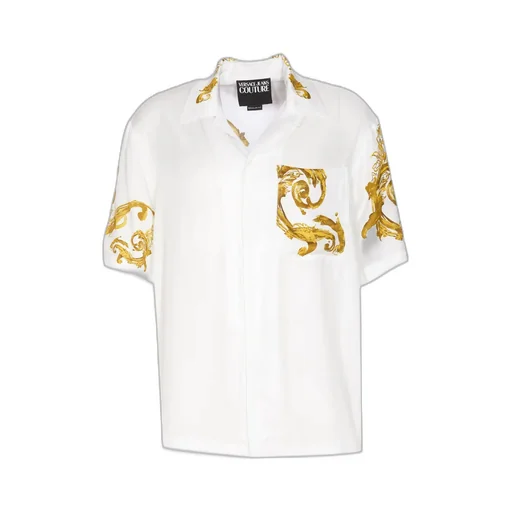 Versace Jeans Couture Baroccoflage Printed Straight Hem Shirt