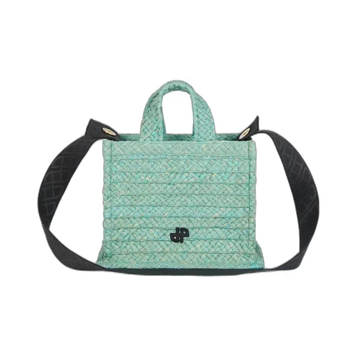 Patou Jp Wovened Small Top Handle Bag