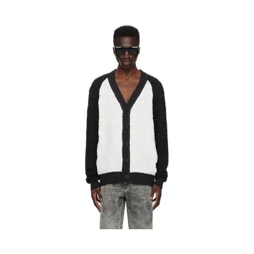 Balmain Two-Toned Tweed Cardigan