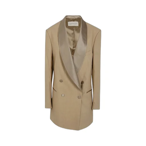 Dries Van Noten Double-Breasted Long-Sleeved Jacket