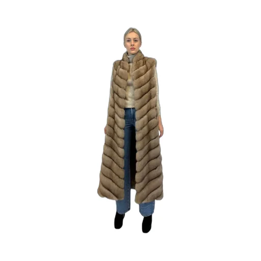 Sleeveless Long Fur