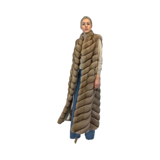 Sleeveless Long Fur