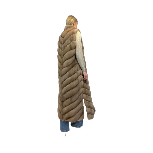 Sleeveless Long Fur