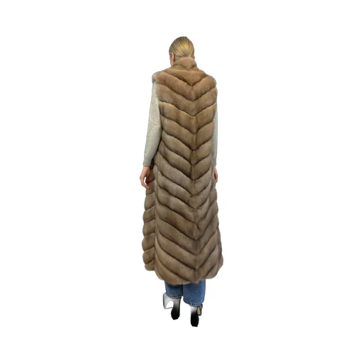 Sleeveless Long Fur