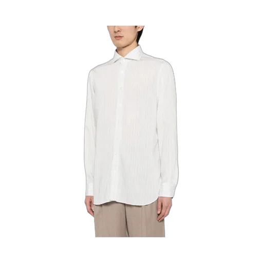 Striped Button-Up Shirt