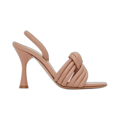 Knot Detail Heeled Sandals