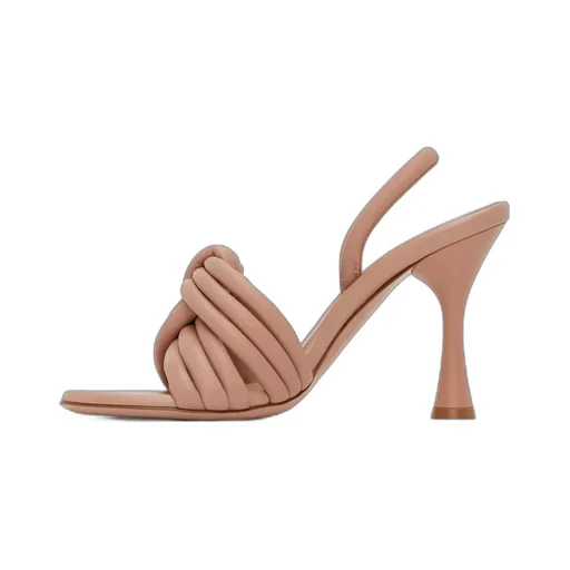 Knot Detail Heeled Sandals
