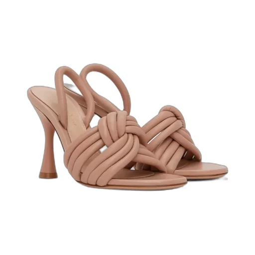 Knot Detail Heeled Sandals