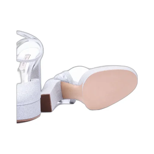 Casadei Betty Citylight Round-Toe Platform Pumps