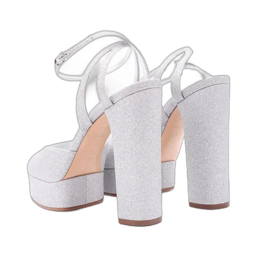 Casadei Betty Citylight Round-Toe Platform Pumps