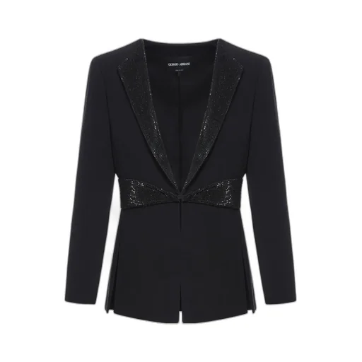 Giorgio Armani Embroidered Tailored Blazer