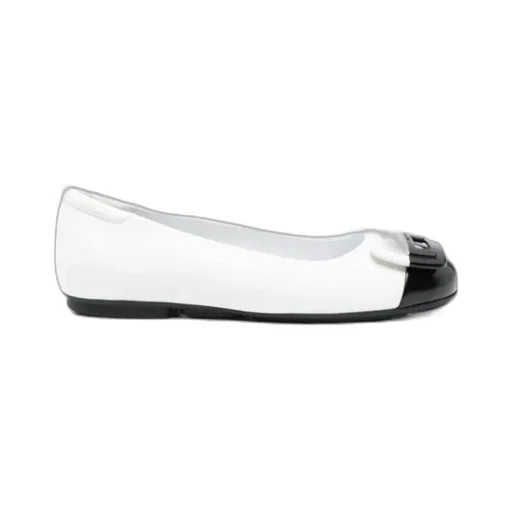 H661 Leather Ballerina Shoes