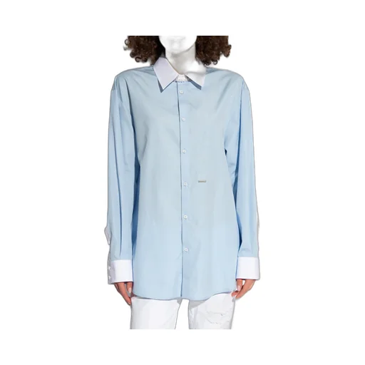 Dsquared2 Logo-Brooch Button-Up Shirt
