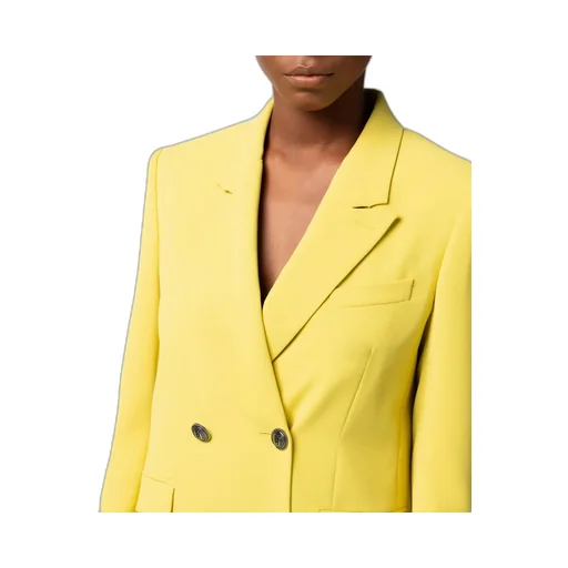 Elisabetta Franchi Crepe Double Breasted Jacket