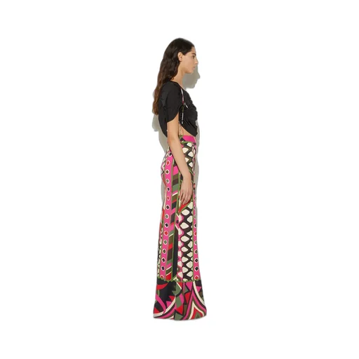 Vivara-Print Maxi Skirt