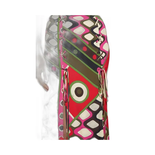 Vivara-Print Maxi Skirt