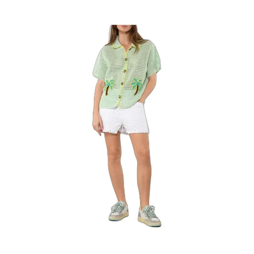 Lesia Button Shorts