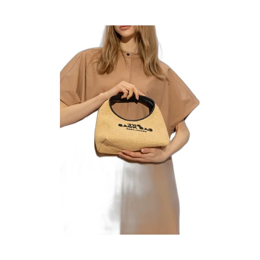 Marc Jacobs The Woven Logo Embroidered Mini Sack Bag