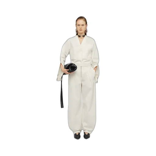 Jil Sander Wide Leg Pleated Pants