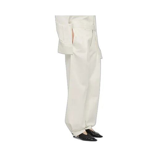 Jil Sander Wide Leg Pleated Pants