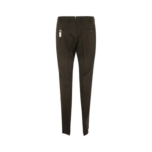 Mid-Rise Slim-Fit Trousers