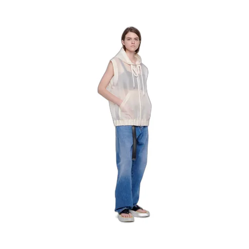 Plan C Hooded Zipper Vest